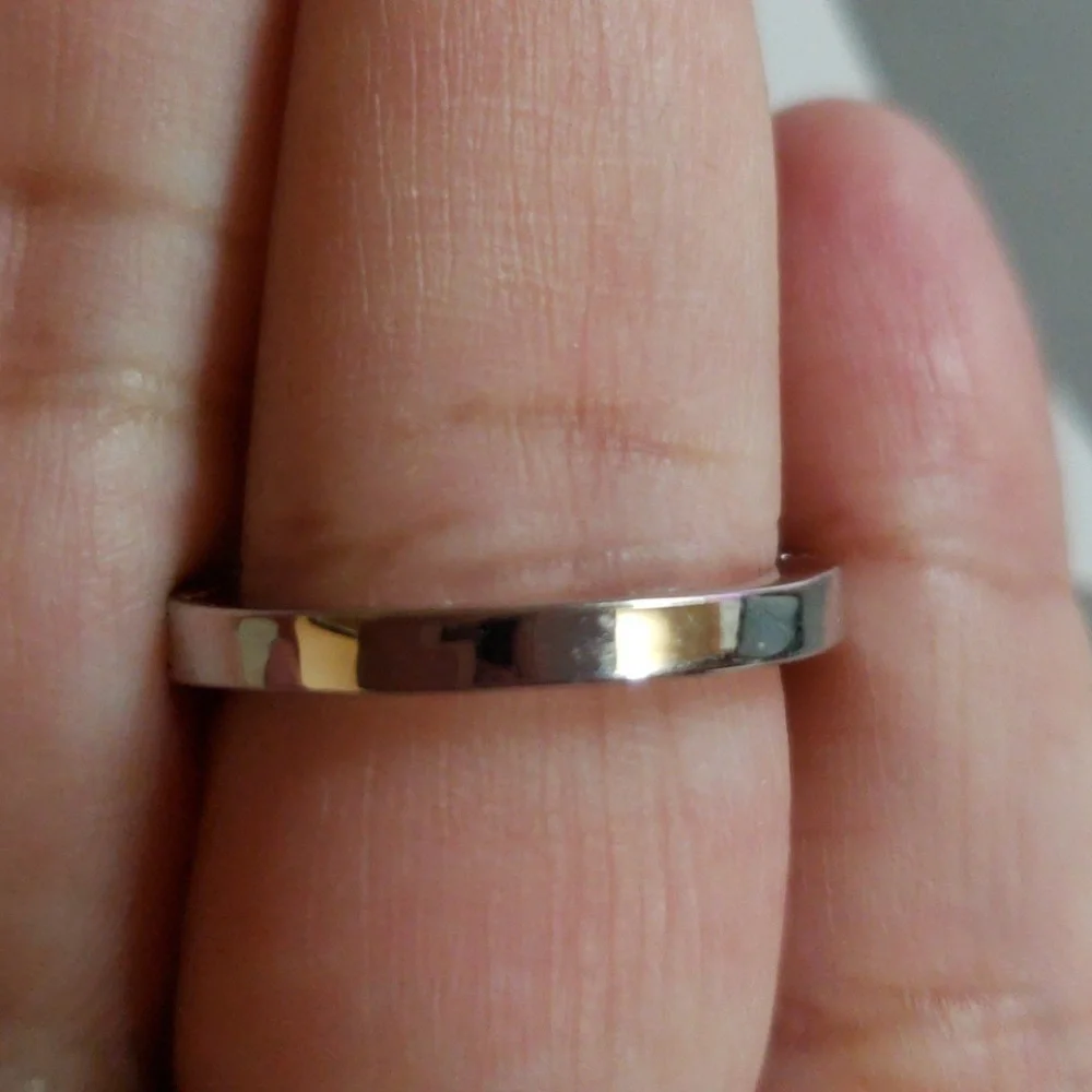 New Princess Cut Amethyst white Gold filled